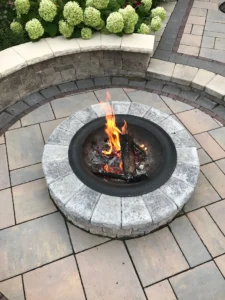 landscaping firepit